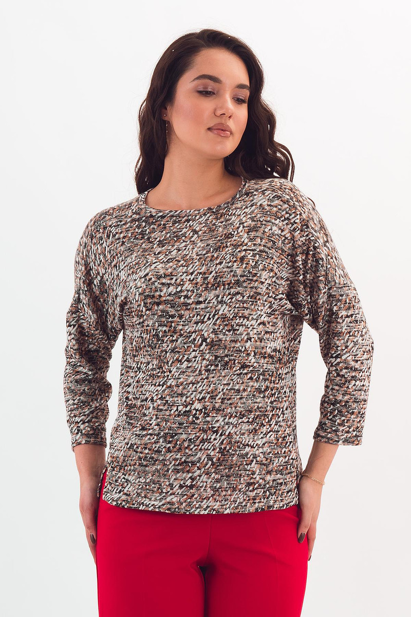 

Джемпер, Черный;черный оранжевый меланж