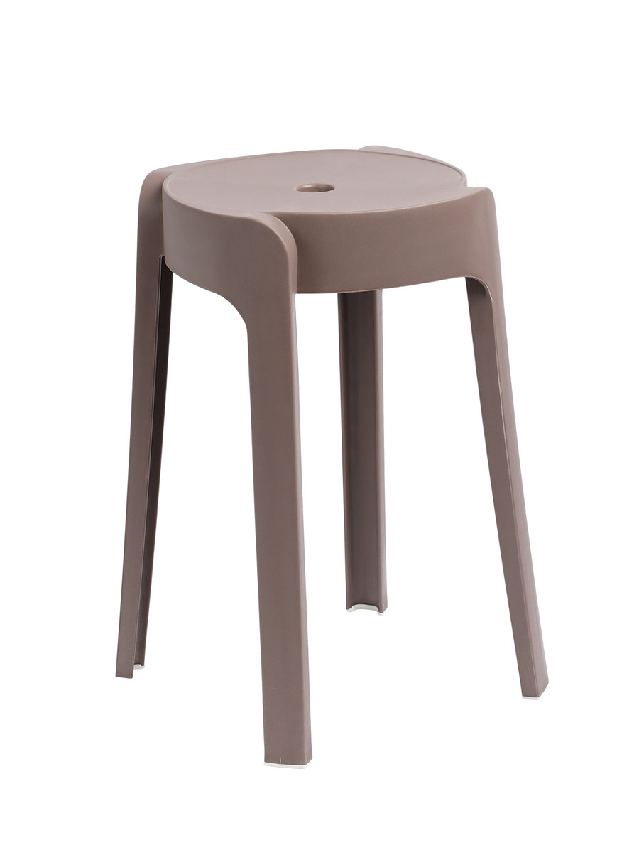 

Табурет пластиковый, цвет кофейный, Коричневый