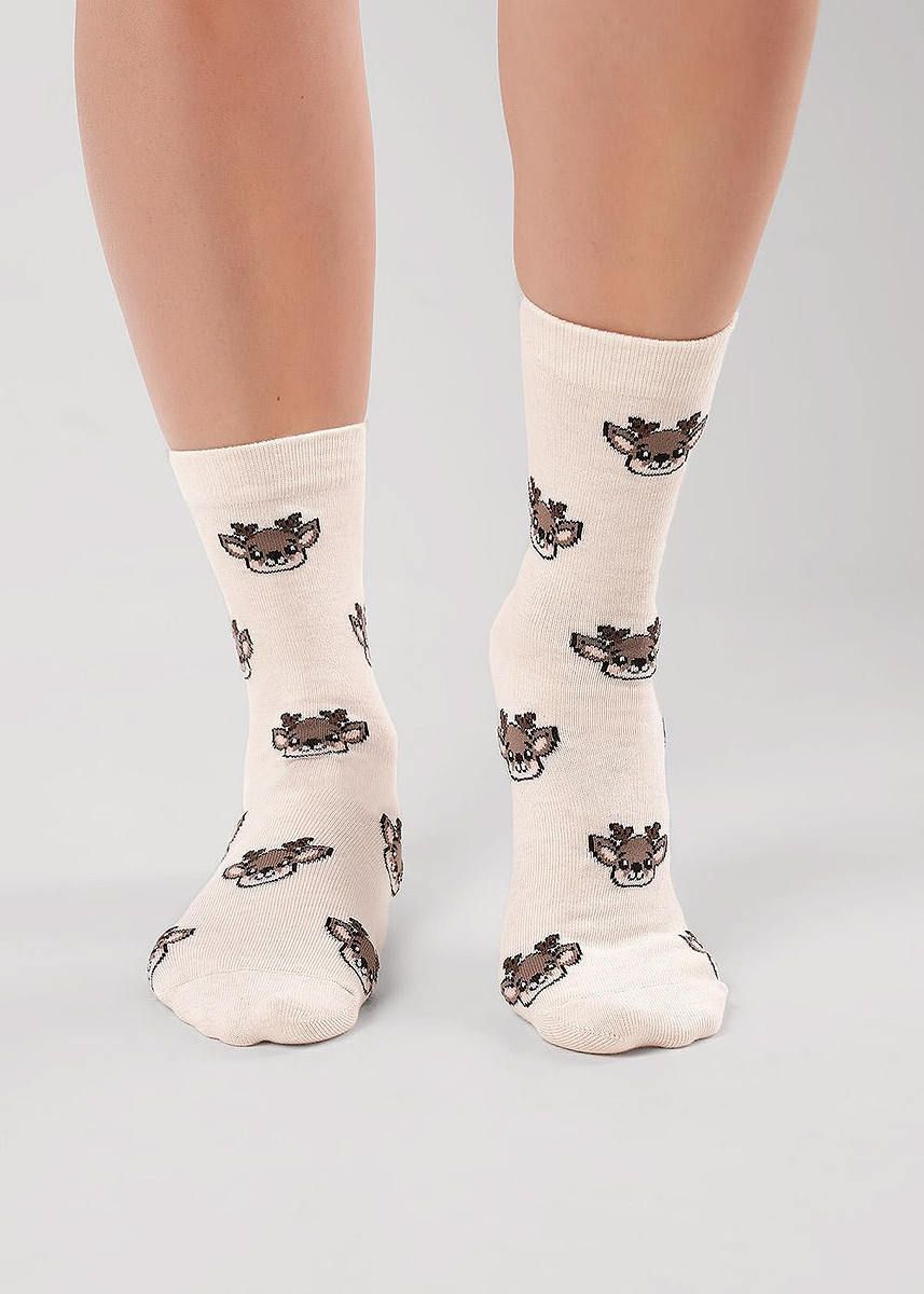 

Носки, Меланж св.бежевый