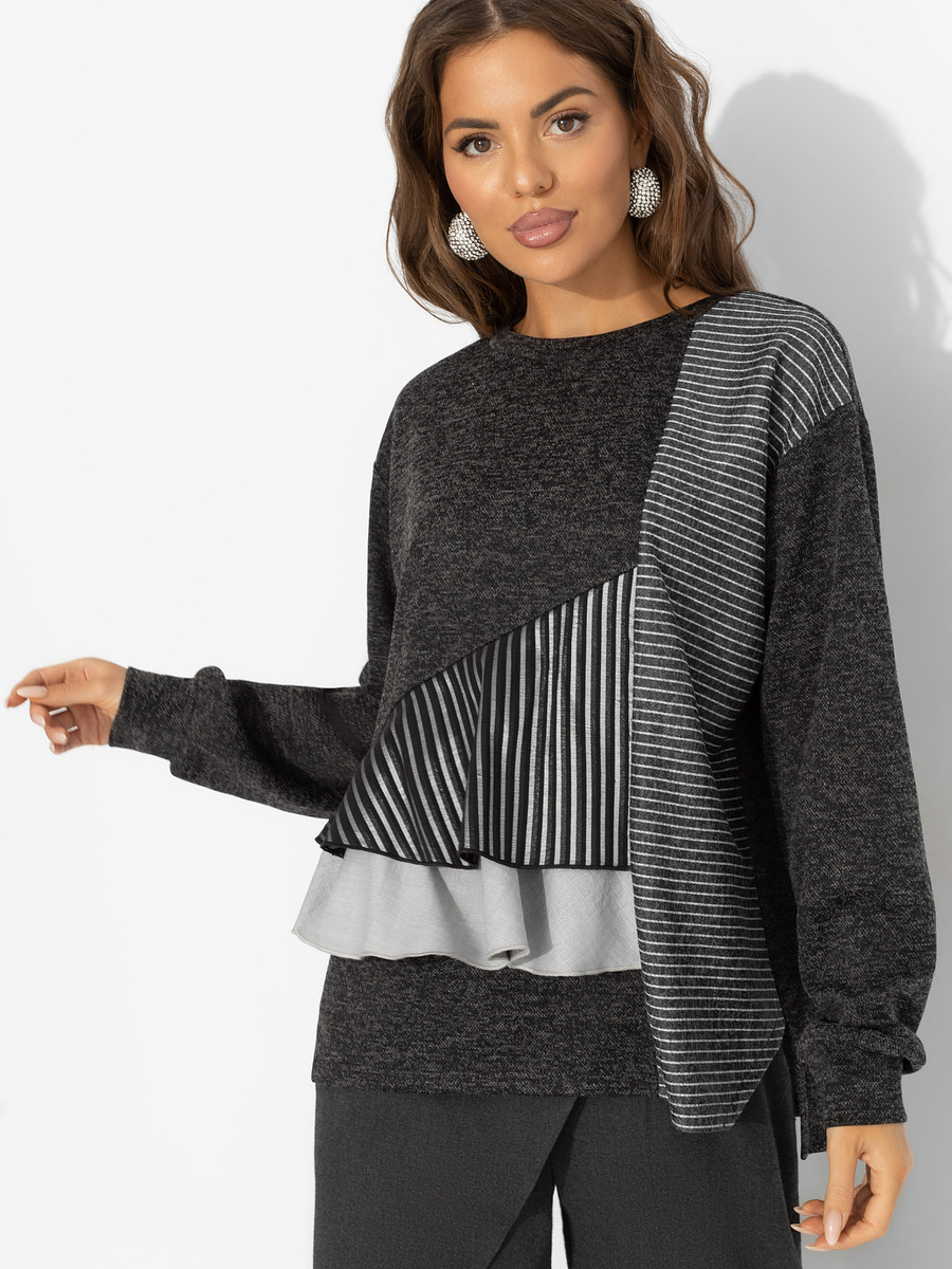 

Свитшот, Серый;черный