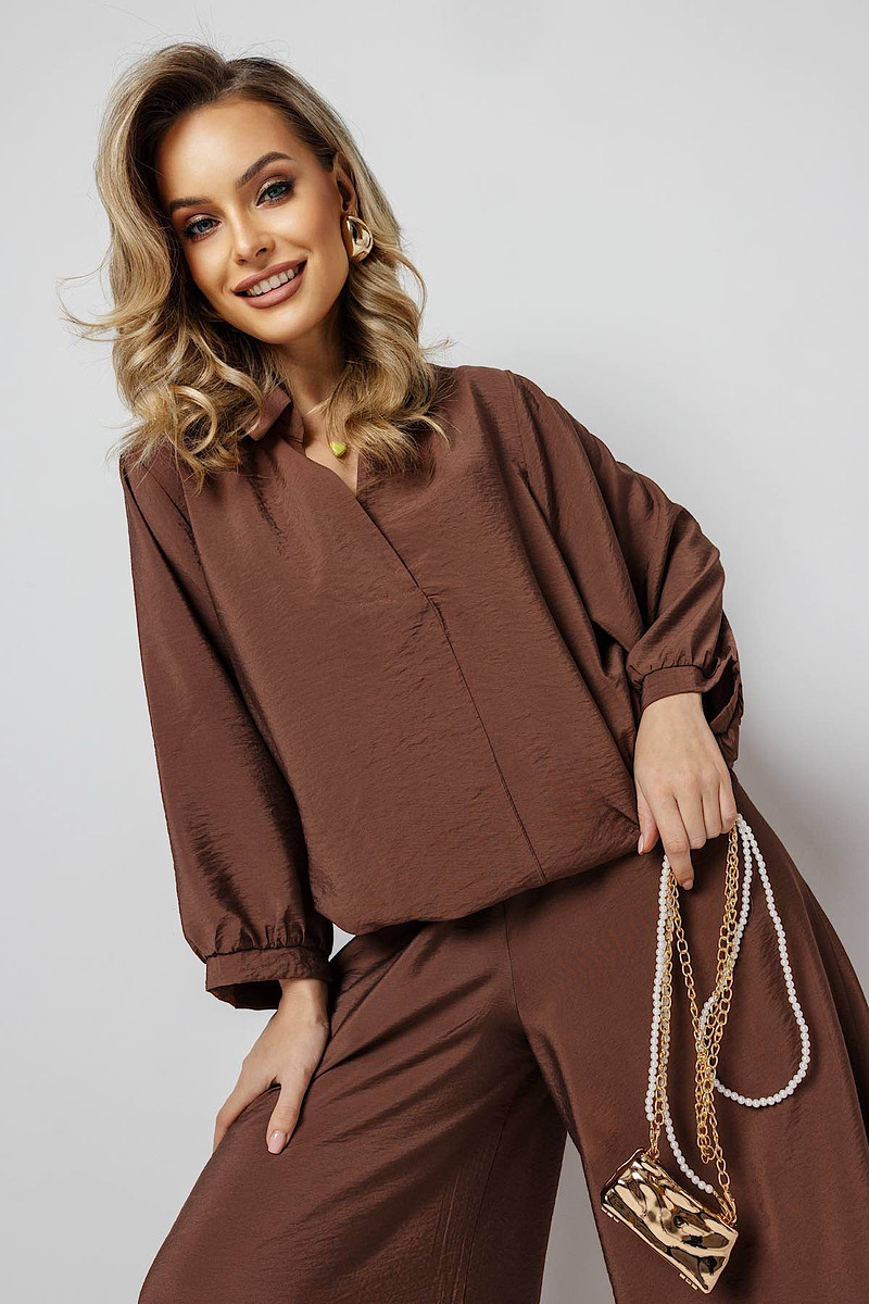 

Блузка, Коричневый