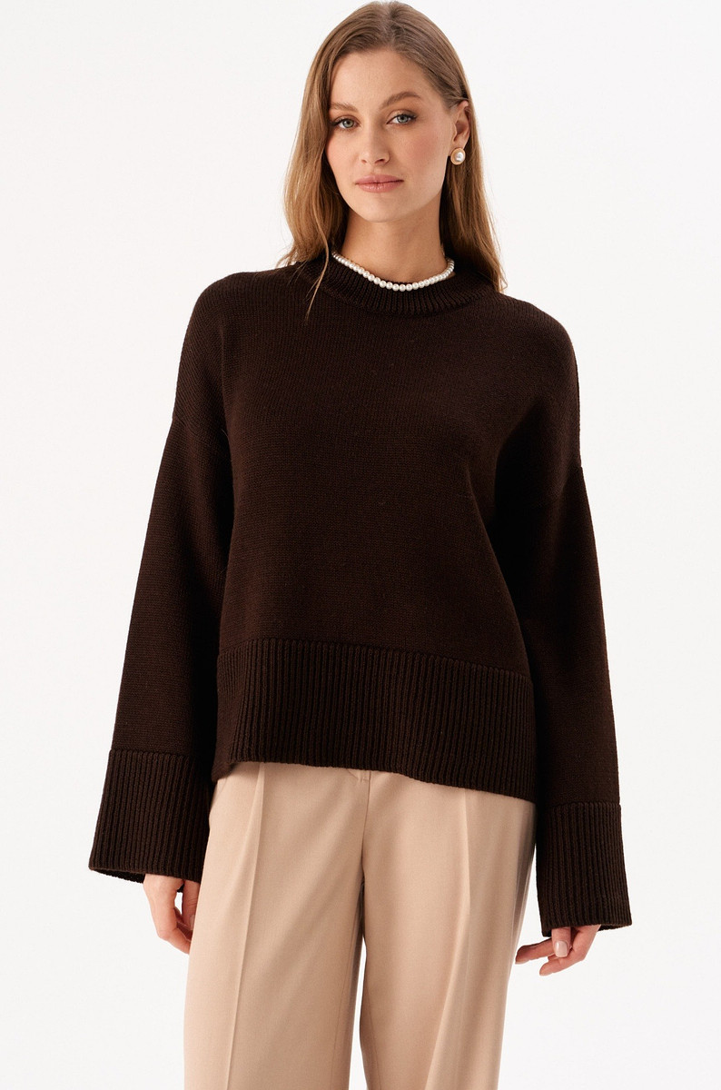 

Джемпер, Коричневый;глубокий коричневый