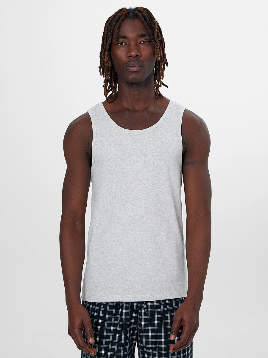 

Майка мужская, Серый;серый меланж 4306-а