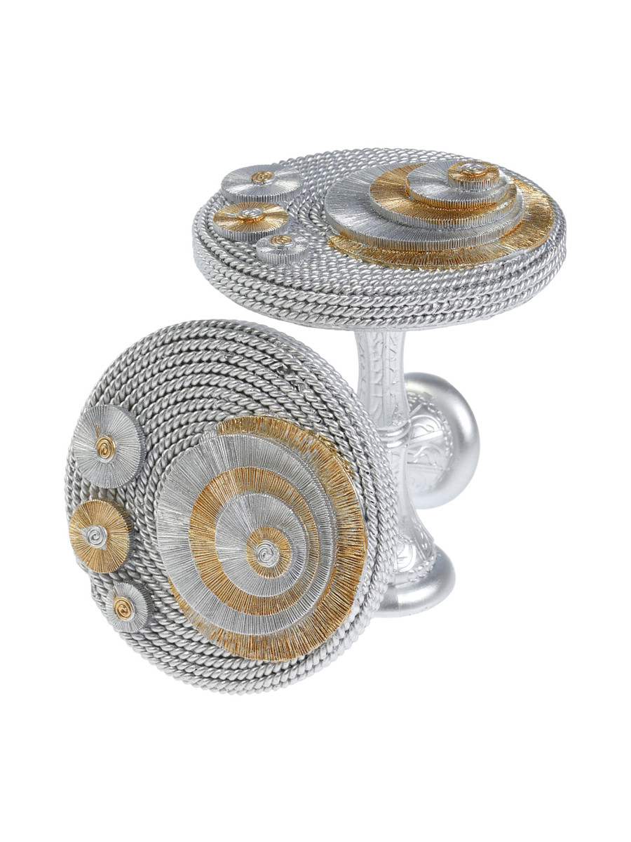 

Держатель для штор cappio ks038, d=11 см, цвет серебро золото, 2 шт., Серебристый;серебро