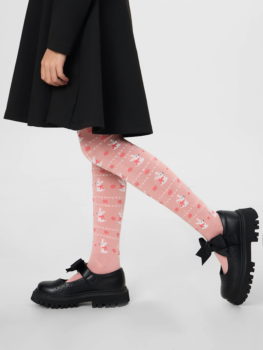 

Колготки детские, Розовый;сухая роза