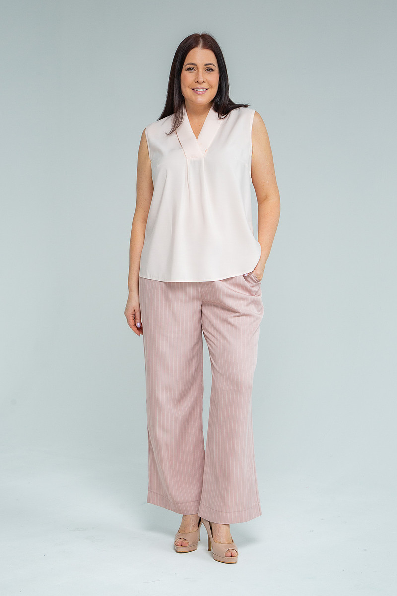 

Блуза, Бежевый;пудровый