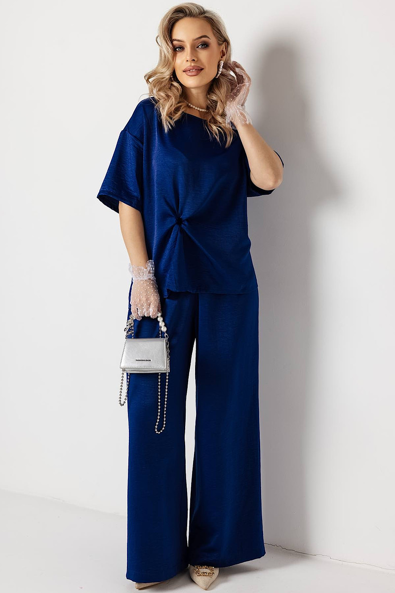 

Брюки, Синий;васильковый