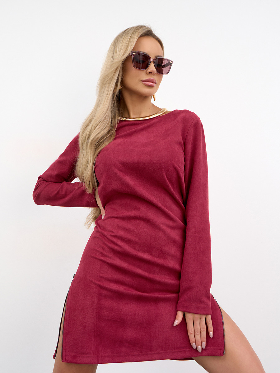 

Платье, Бордовый