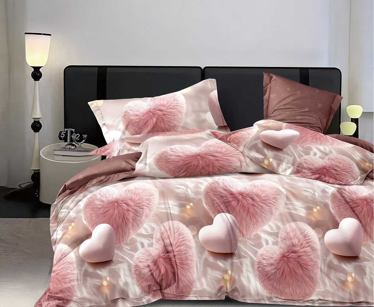 

Постельное белье 1,5 сп, Розовый