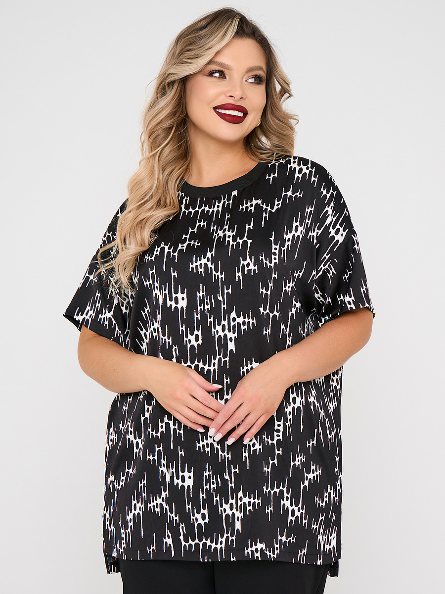 

Блузка, Черный;черный матовый