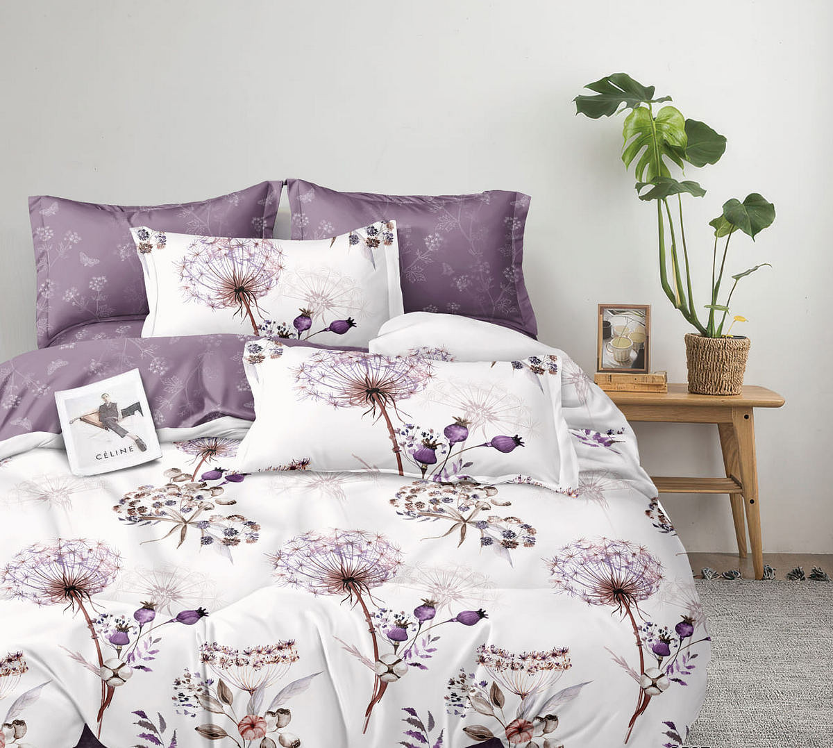 

Постельное белье 2-х сп (2 нав. 50х70), Разноцветный