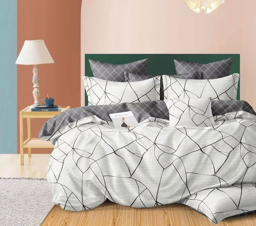 

Постельное белье 2-х сп (2 нав. 50х70), Белый