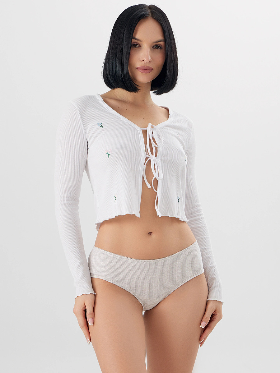 

Трусы шорты женские бежевые, Бежевый;бежевый меланж