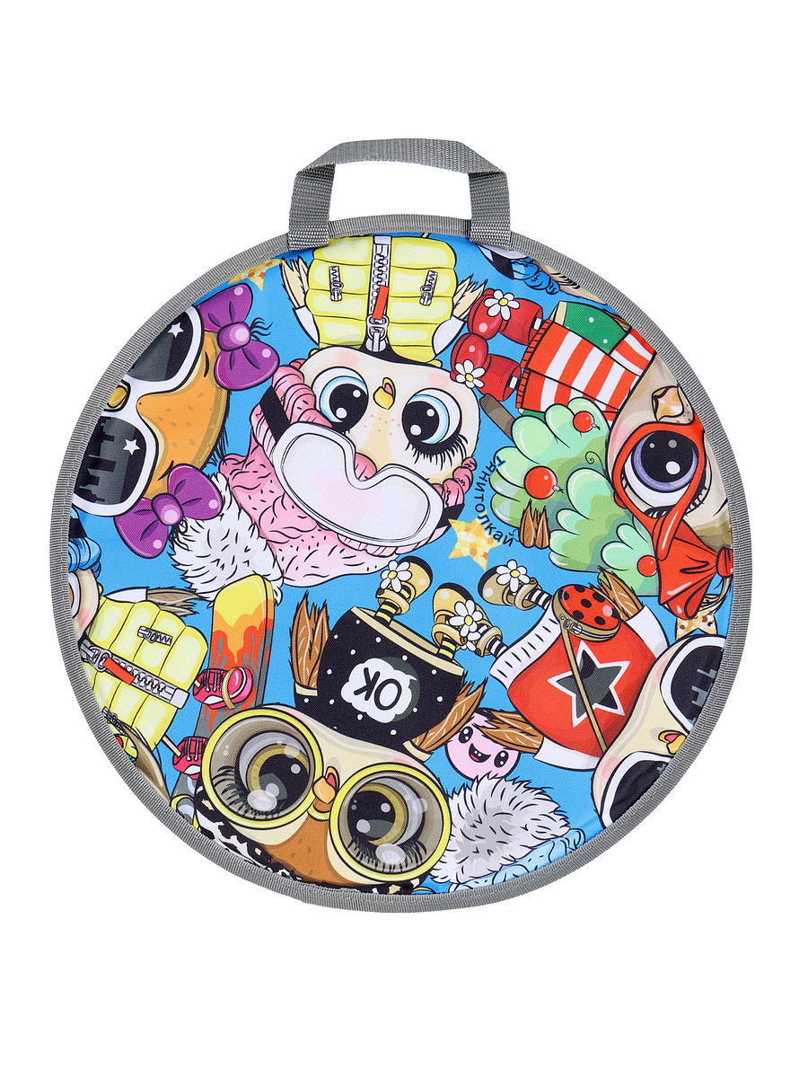 

Ледянка мягкая круглая sova, голубой, Разноцветный