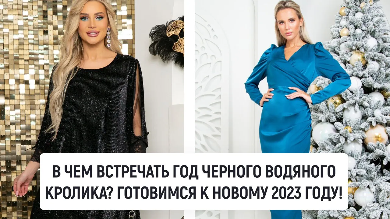 В чем встречать год черного водяного кролика? Готовимся к Новому 2023 году!