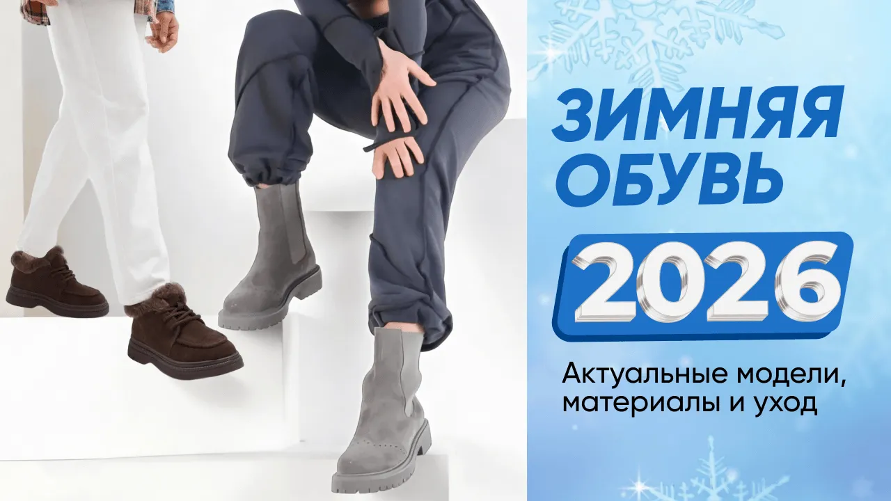 Зимняя обувь 2026: актуальные модели, материалы и уход