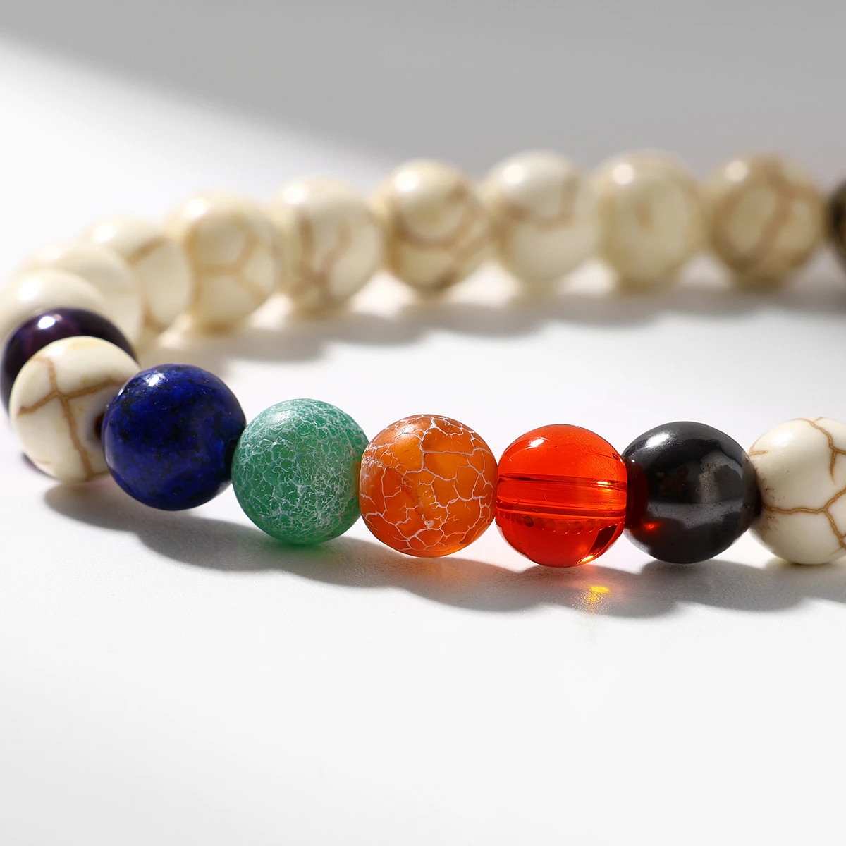 

Браслет чакровый, Бежевый