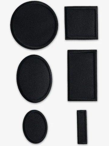 Набор заплаток для одежды, термоклеевые,