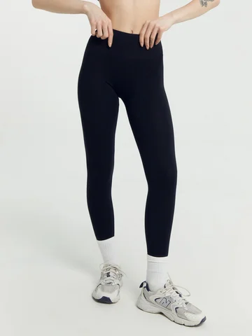 Легинсы женские спортивные черные