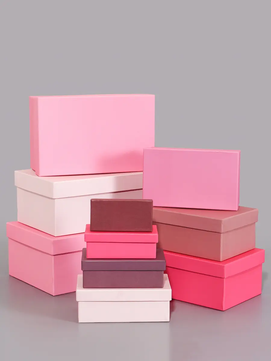 

Набор подарочных коробок 10 в 1, Разноцветный