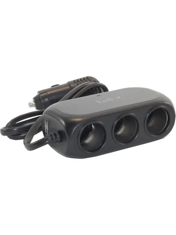 Разветвитель прикуривателя cartage, usb 