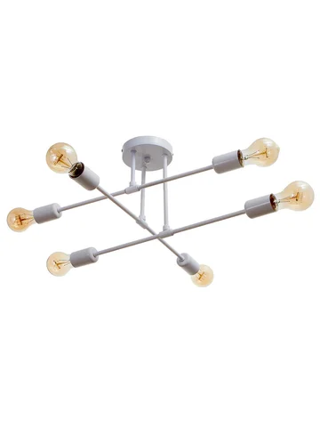 Люстра 2544/6wt e27 40 вт белый bayerlux