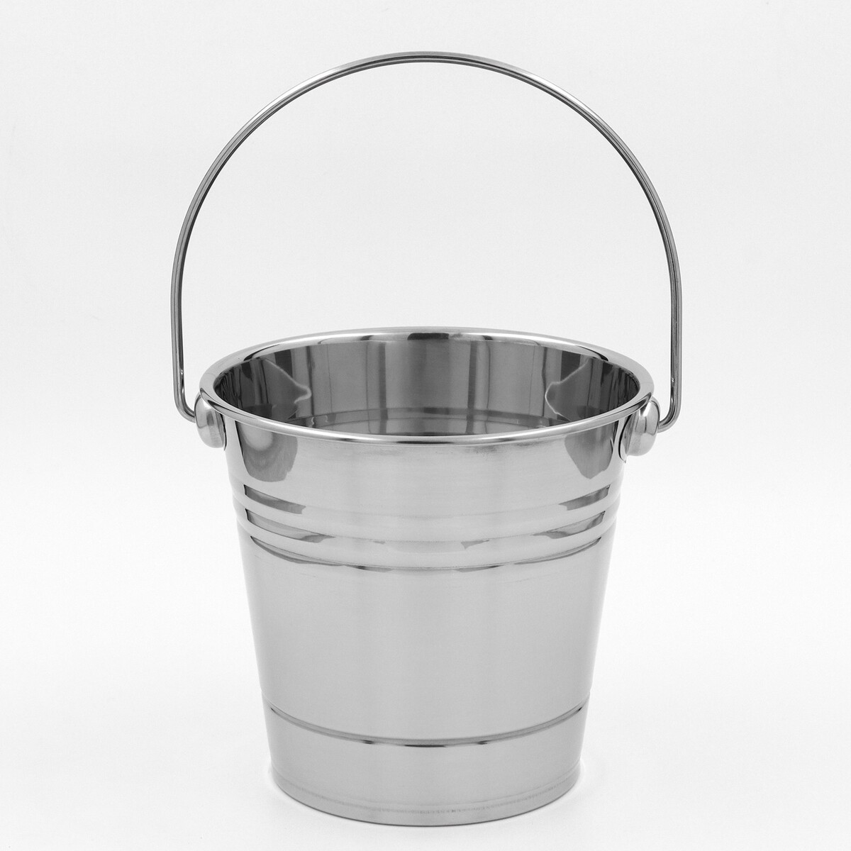 

Ведро для льда, 2.5 л, 17×16 см, нержавеющая сталь, Хромированный