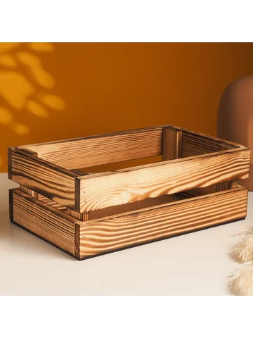 Подарочный ящик, 26×16×10 см, деревянный