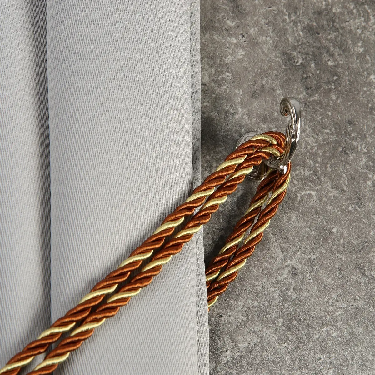 

Держатель для штор ks002, однорожковый, цвет хром, набор 2 шт.