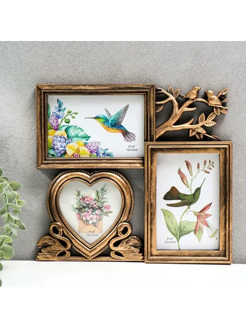 Фоторамка - коллаж на 3 фото 10×10, 10×1