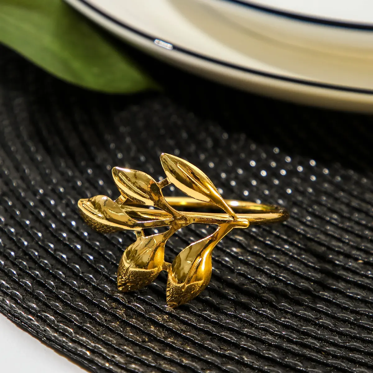 

Кольцо для салфетки, Золотистый