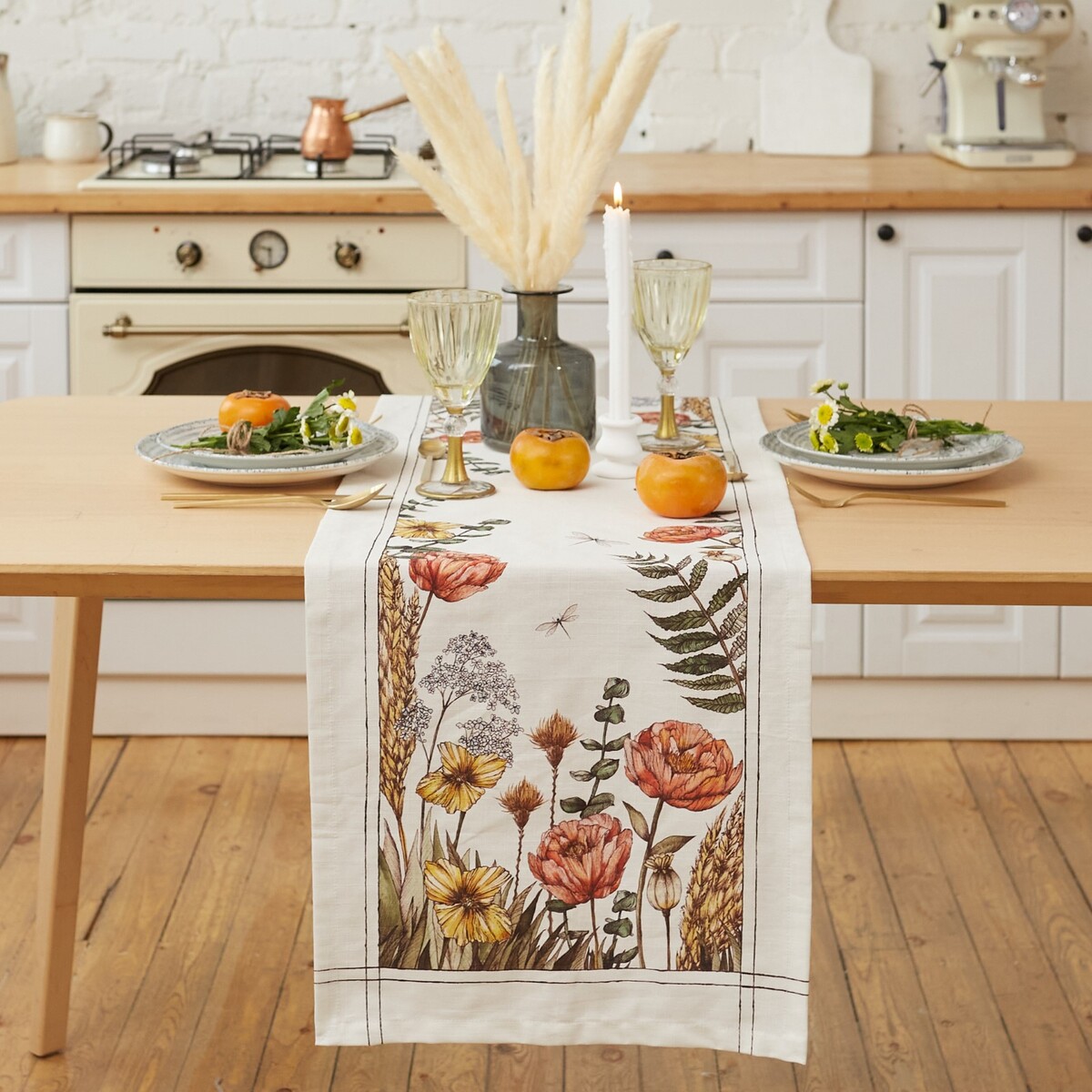 

Дорожка, Разноцветный;коричневый;белый