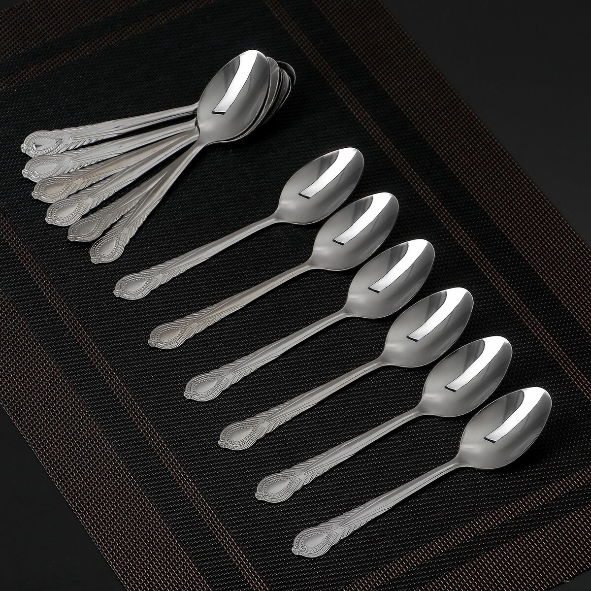 

Ложки чайные, Серебристый