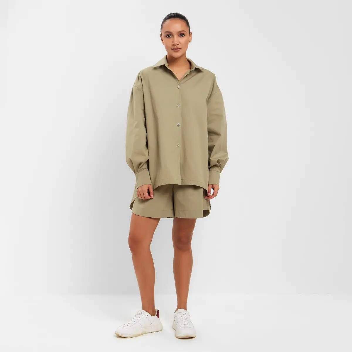 

Костюм рубашка шорты, Зеленый