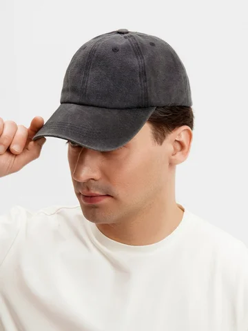 Бейсболка однотонная