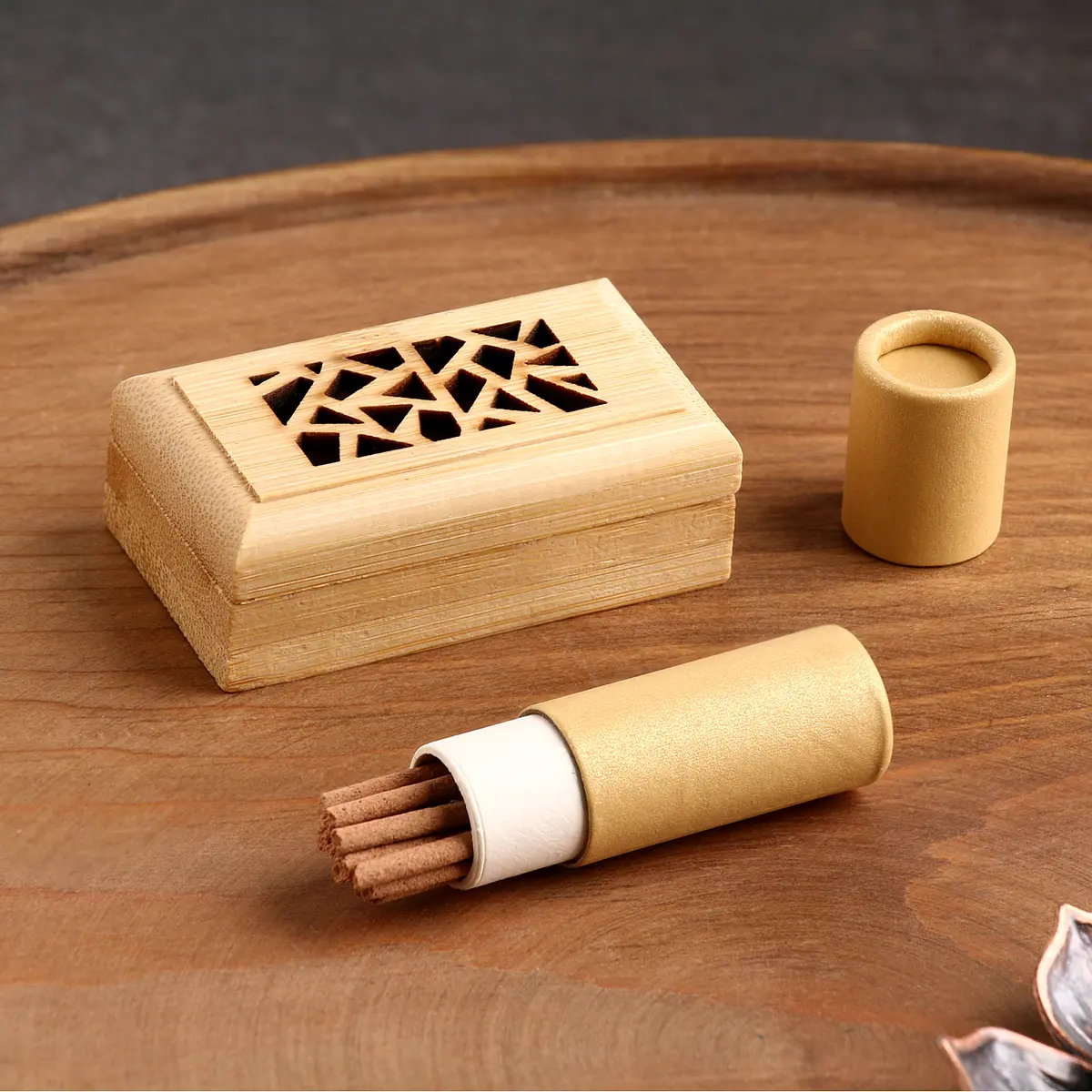 

Набор благовоний с подставкой, Бежевый