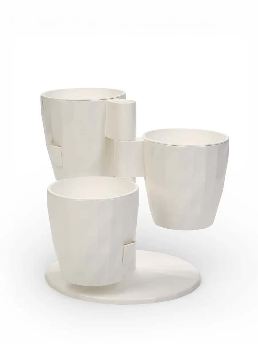 

Кашпо для цветов многоярусное ruby, Белый