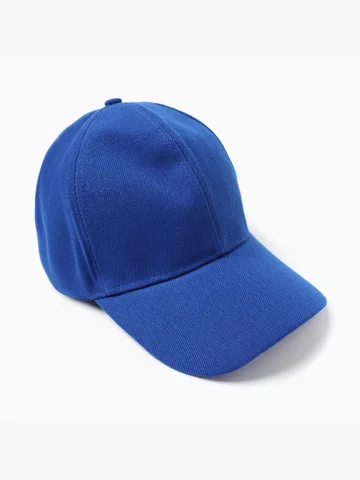 Бейсболка однотонная