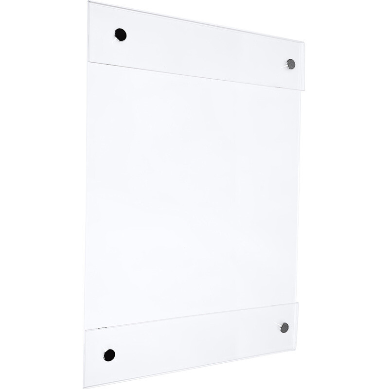 

Карман настенный A4 вертикальный (210х300 мм) из акрила на магните Attache