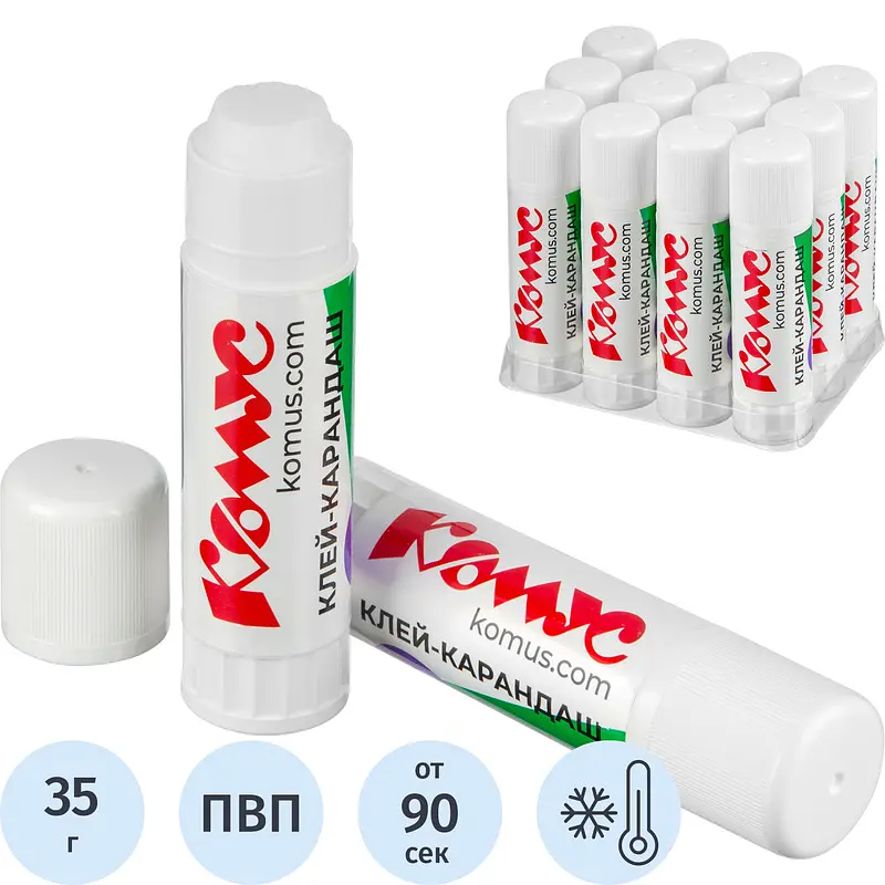 

Клей-карандаш Комус 35 г