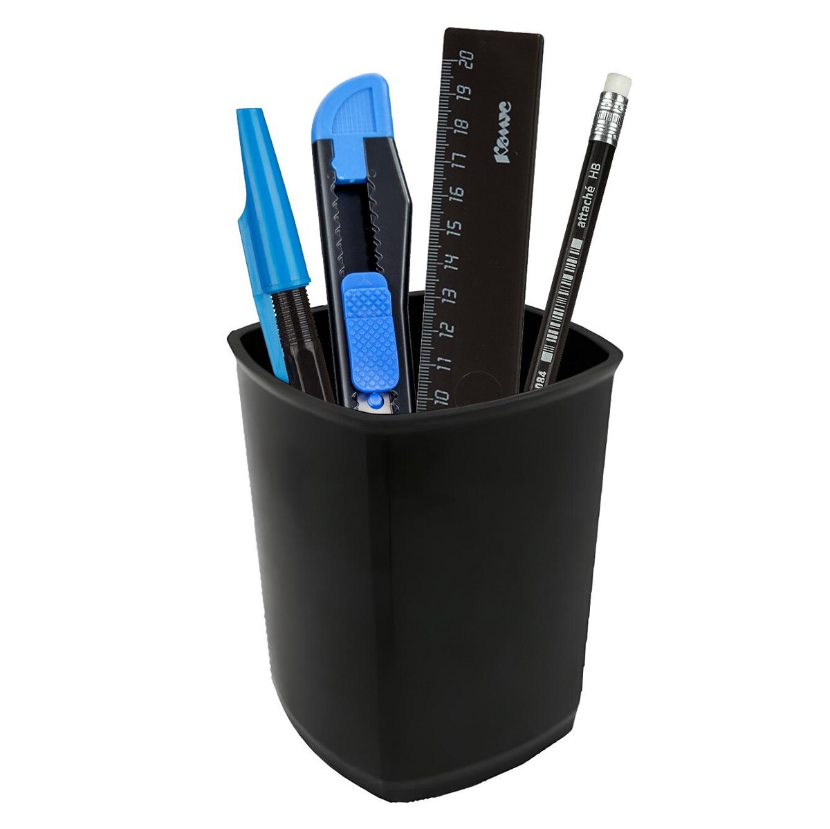 

Набор настольный Attache Economy пластиковый 5 предметов черный