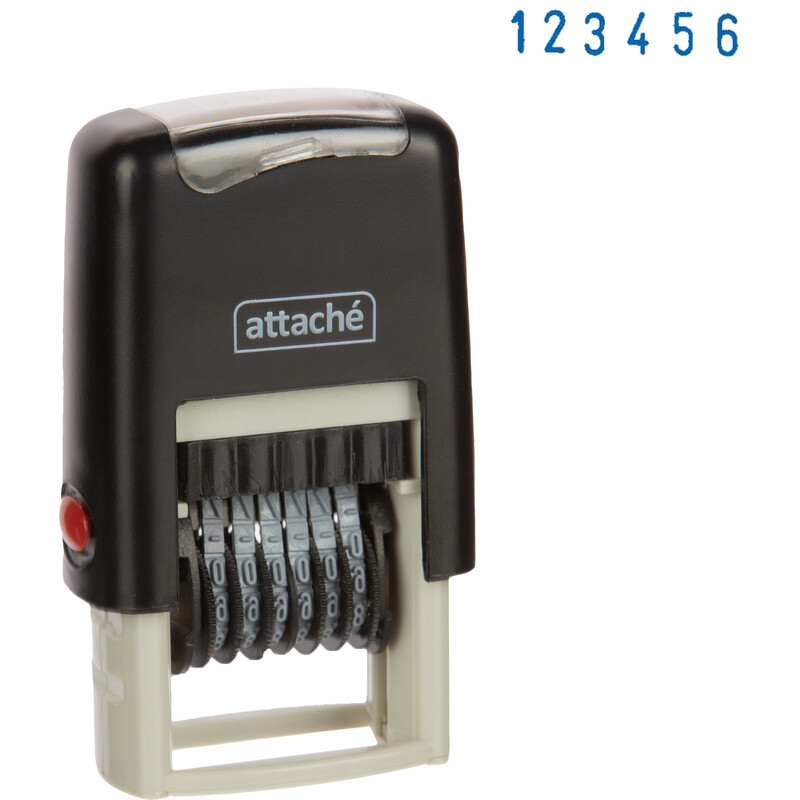 

Нумератор автоматический мини Attache 6-разрядный