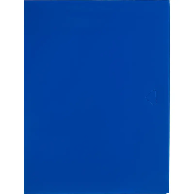 

Папка с клапаном Attache A4 10 мм пластиковая до 100 листов синяя (толщина обложки 0.5 мм), Синий