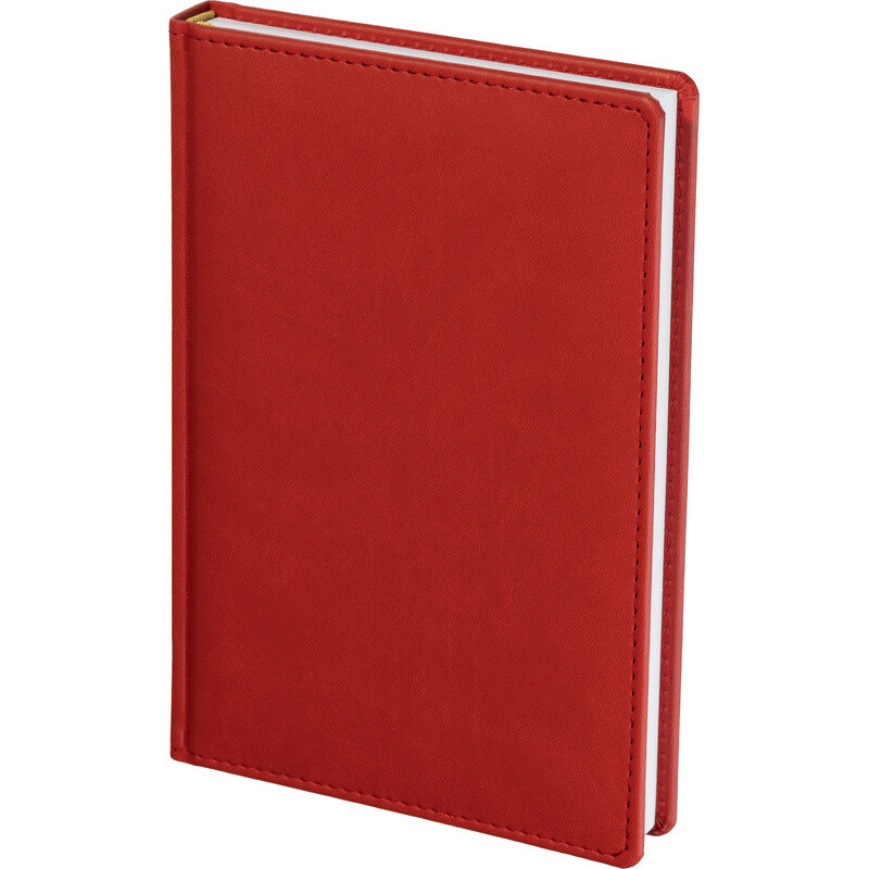 

Ежедневник недатированный Attache Сиам искусственная кожа А5 176 листов красный