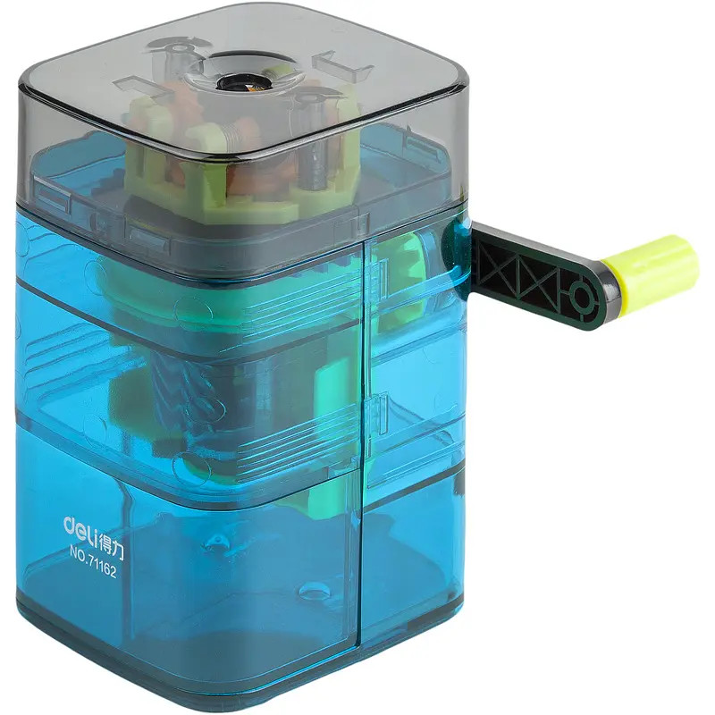 

Точилка механическая для карандашей Deli синий корпус