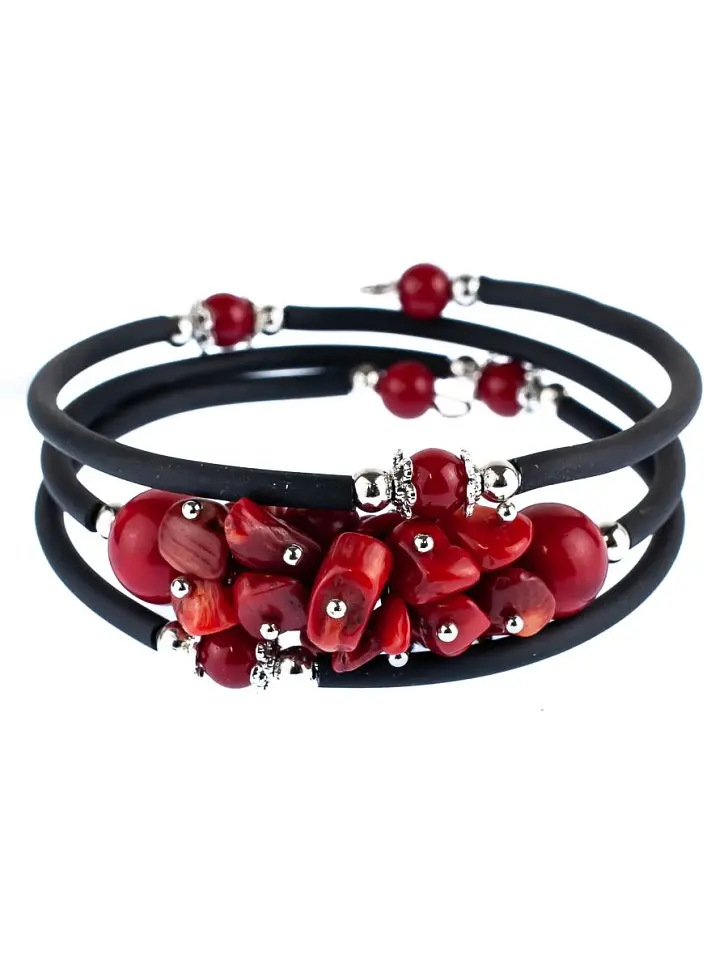 

Браслет, Красный;черный