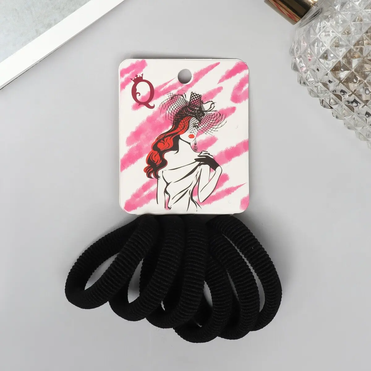 

Резинки для волос, Черный