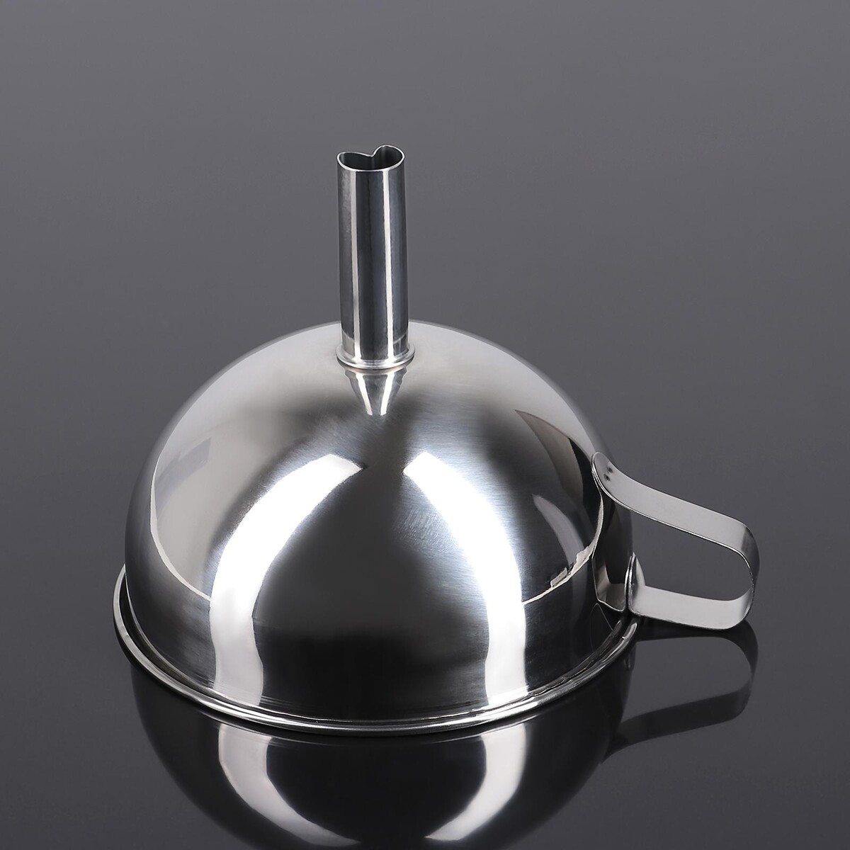 

Воронка, d=13 см, с ручкой, нержавеющая стал, Серебристый