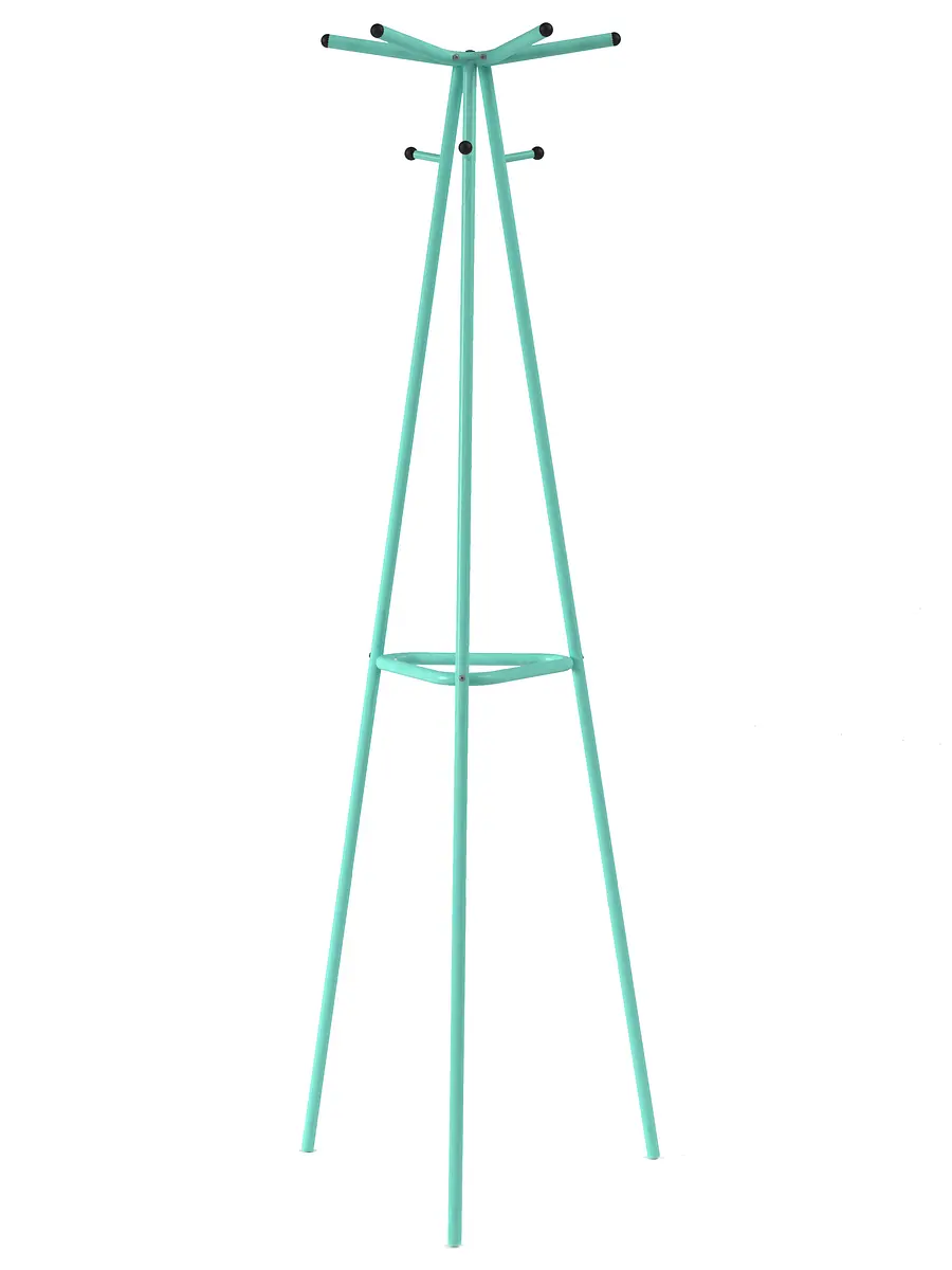 

Вешалка напольная Галилео 217 бирюзовый, Бирюзовый/шимо