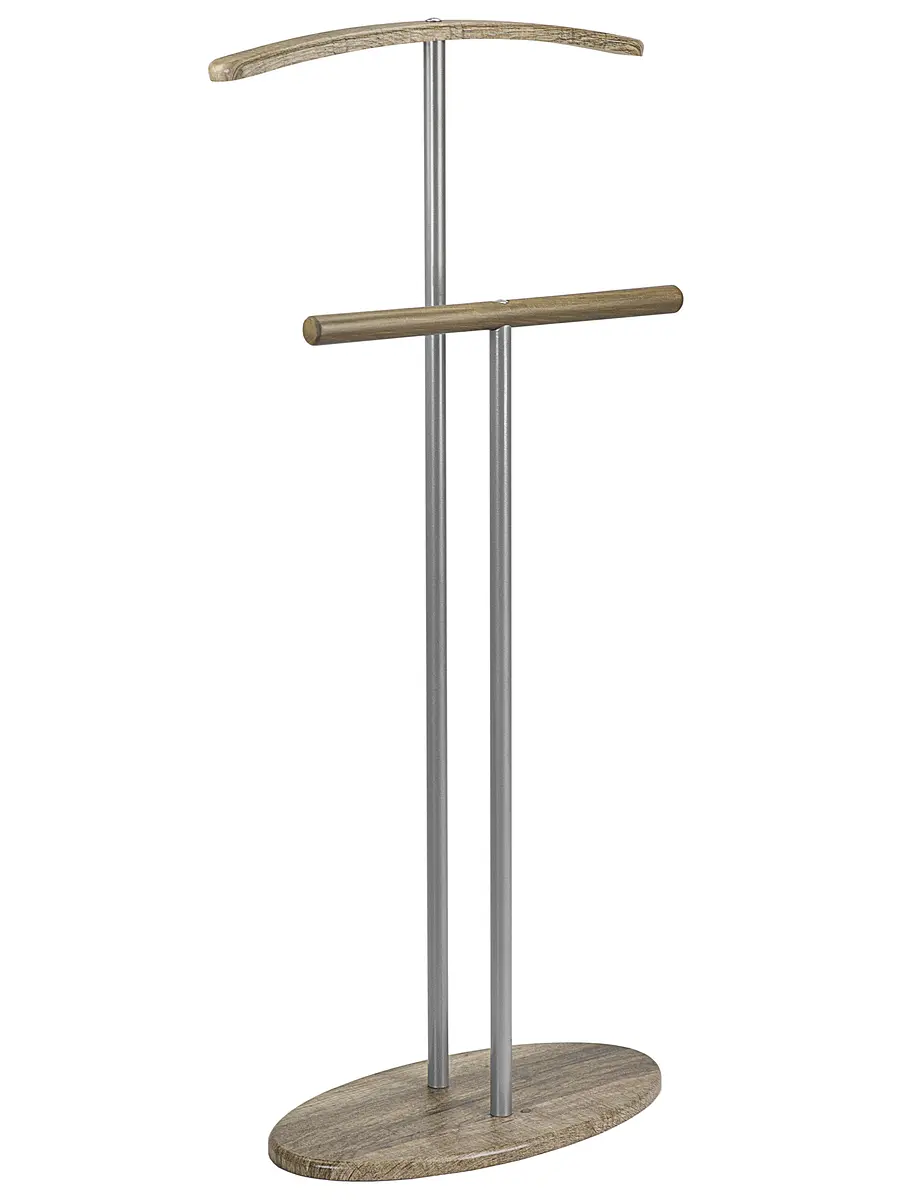 

Вешалка костюмная Дэви 2 металлик/дуб крымский состаренный